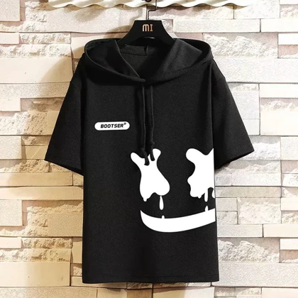 تیشرت یقه دار کلاهدار