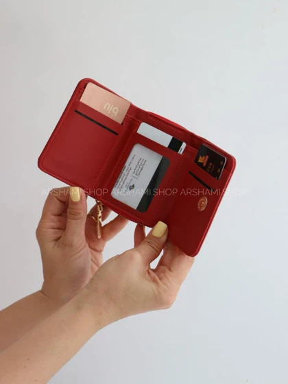 کیف پول و جاکارتی دکمه