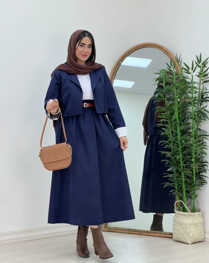 ست کت و دامن تارا(70)کد:4301