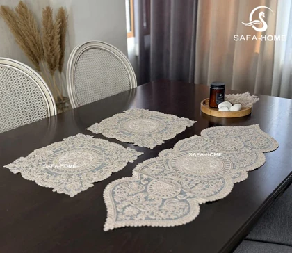 رومیزی 3 تکه پاشا طرح رایا