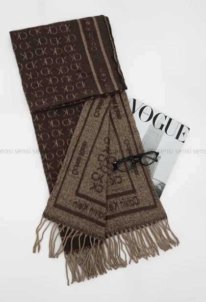 شال بافت موهری CK کد1004844