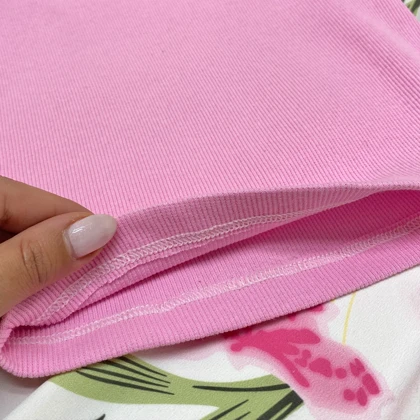 کراپ شلوار ساحلی دخترانه تا 6سال