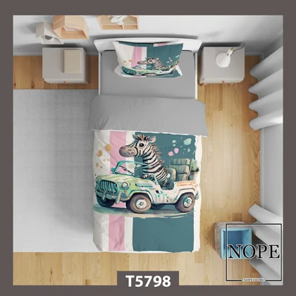 روتختی کودک طرح گورخر کارتونی مدل T5798