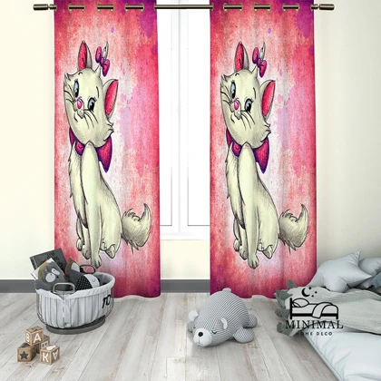 پرده کودک طرح پیشی مدل W5094