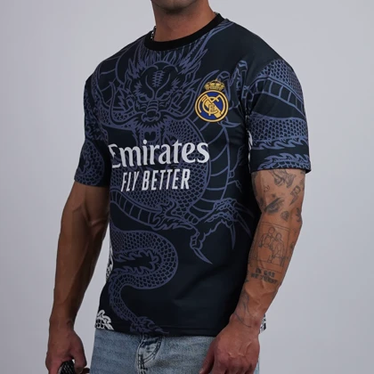 تیشرت یقه گرد رئال مادرید کد 171195