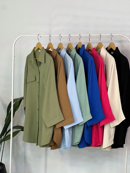 مانتو دکمه دار برکه