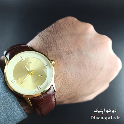 ساعت مچی مردانه موتور ژاپن برند سیتیزن مدل DO1203 بند چرمی