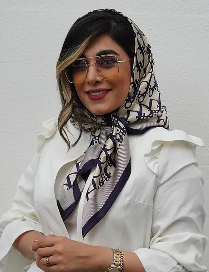 روسری ساتن ابریشم از برند دیور امیلی