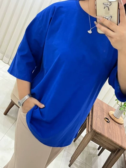تیشرت باکسی دخترانه کد 360
