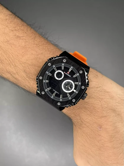 ساعت مچی نیوی فورس بند نارنجی Naviforce