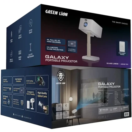 ویدئو پروژکتور گرین لاین Green Lion مدل GPJ4K5 با پشتیبانی 4K