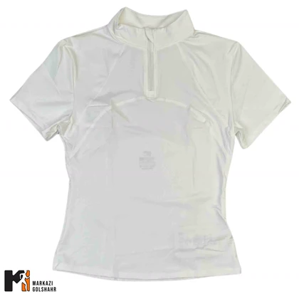تیشرت نیم زیب زنانه پارچه اسپان کد 088