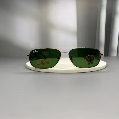 عینک آفتابی ری‌بن با فریم فلزی و لنز شیشه‌ای UV400 Ray-Ban