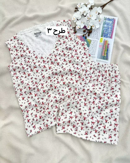 ست تاپ وشلوارک 5 طرح کد 5793