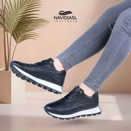 کفش مردانه اسپورت تمام چرم کد 6015023