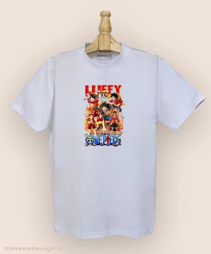 تیشرت مردانه و زنانه طرح وان پیس کد 911