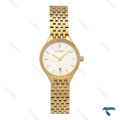 ساعت زنانه Citizen سیتیزن طلایی صفحه سفید Citizen-7115-L