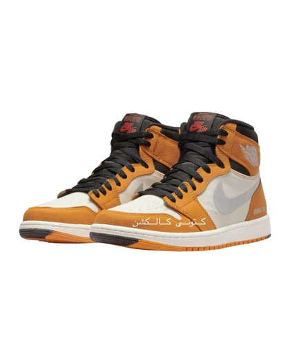 کتانی ویتنامی نایکی ایر جردن وان ساق‌دار گورتکس Nike Air Jordan 1 High Element GORE_TEX Light Curry
