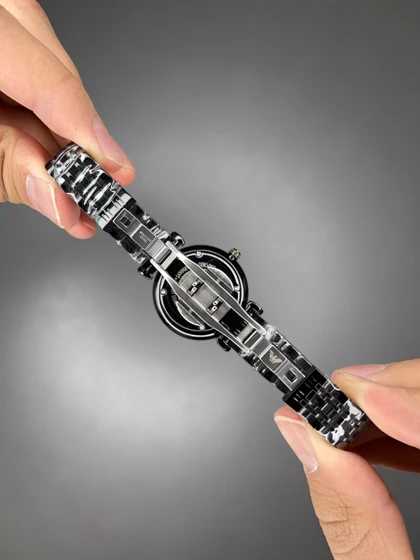 ساعت مچی امپریو آرمانی صفحه نگین تمام مشکی Emporio Armani