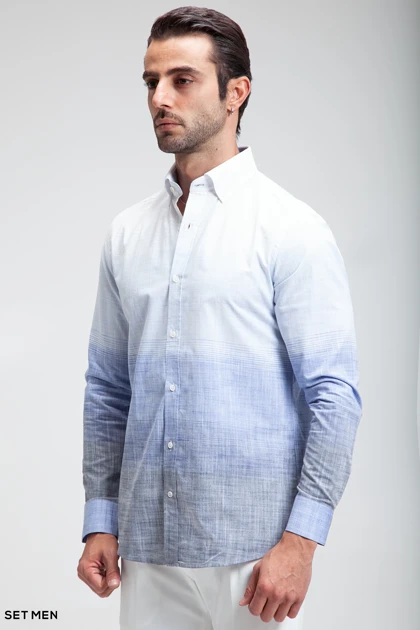 پیراهن مردانه لینن NATURAL TOUCH