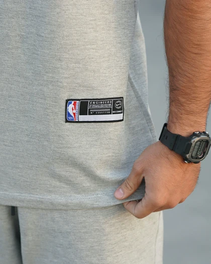 ست بسکتبالی جردن طوسی نخ پنبه