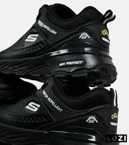 کفش کتانی مردانه مشکی SKECHERS water repellent
