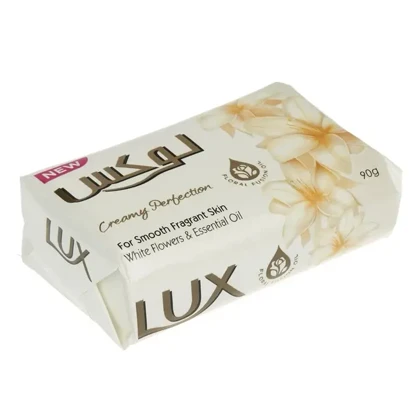 صابون شستشو ویتامینه لوکس مدل گل های سفید حجم 90 میلی لیتر