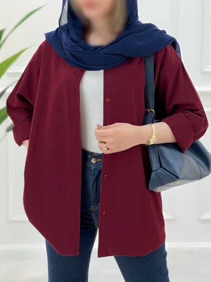 شومیز بیتا - زرشکی