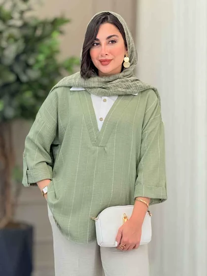 مانتو لمه ترکیبی یاسمن
