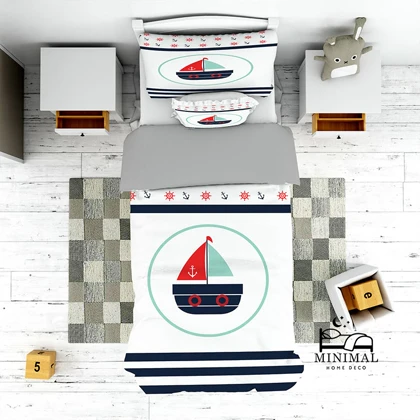 روتختی کودک طرح قایق مدل T4851