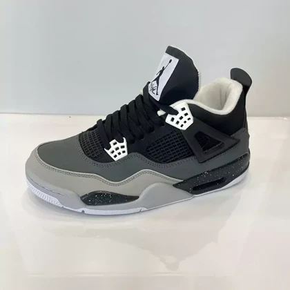 کتانی مردانه و زنانه نایک جردن Jordan 4 کیفیت مستر مشکی