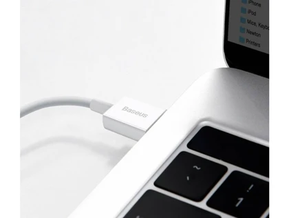 کابل فست شارژ پاوربانکی لایتنینگ به یواس‌بی 25 سانتی‌متری بیسوس Baseus Superior Cable USB to Lightning 2.4A CALYS-02