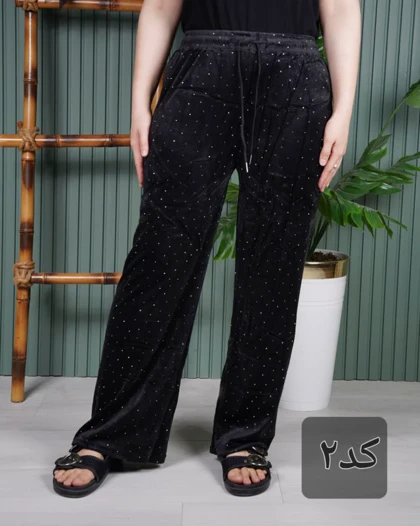 شلوار زنانه مخمل وارداتی M7708
