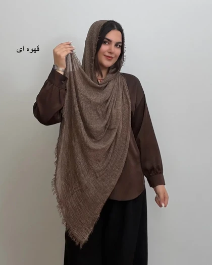 شال تمام نخ وارداتی مدل مهوش