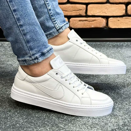 کفش کتانی اسپرت مردانه رنگ سفید مدل نایک NIKE AIR FORCE