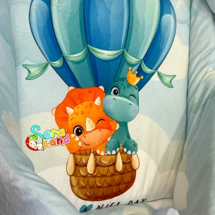 آغوش سوئیسی نوزاد طرح دایناسور