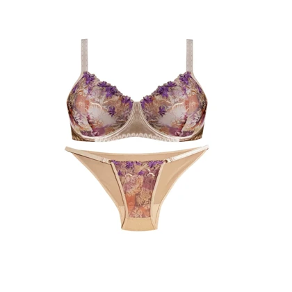 ست شورت وسوتین برندکارنا رزفنردار کد 5005-3 کرم