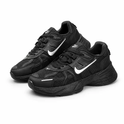 کتانی خارجی ست زن و مرد مدل نایکی مشکی Nike V2k