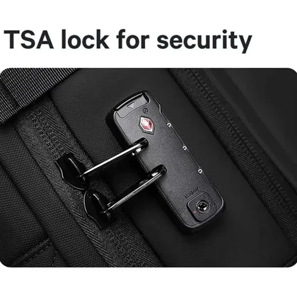 کوله پشتی بنج اورجینال مدل BANGE - BG3028 + پمپ وکیوم و قفل ضد سرقت