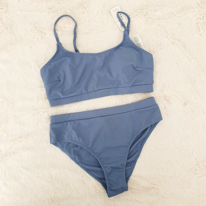 مایو دوتکه زنانه کاپشی کد Z-YF43