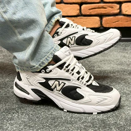 کتانی اسپرت مردانه و زنانه مدل نیوبالانس725 NEW BALANCE رنگ سفید مشکی کد 9993