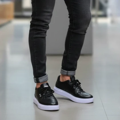 کفش تخت Zara مردانه مشکی مدل Kiyan