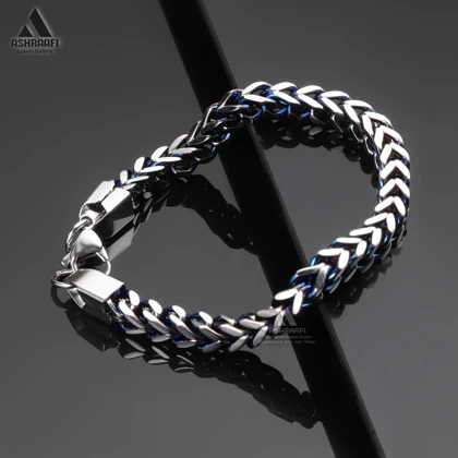 دستبند استیل مردانه Steel Braided Bracelet SB