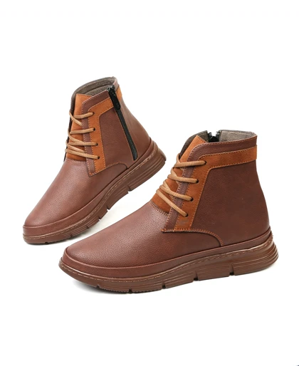 کفش نیم بوت زنانه بندی بغل زیپ NB-8490