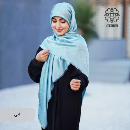 روسری رونا گل رز لمه دار