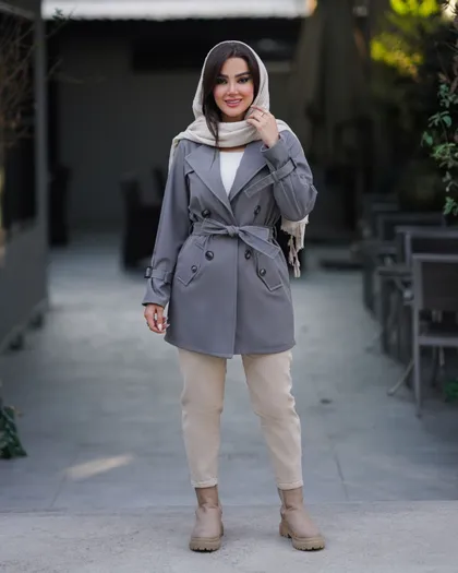 بارانی مدل کوتاه ژیله کوچک کد 734