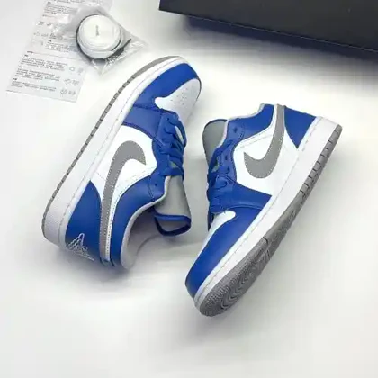 کفش نایک ایر جردن وان لو ترو بلو Nike Air Jordan 1 Low True Blue
