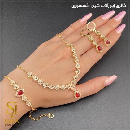 سرویس زنانه برنجی اتمی کد sza01