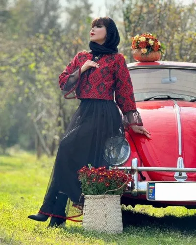 ست دوتیکه کت و دامن تور مدل گیلدا کد 2266