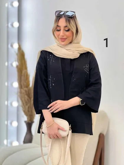 شومیز جلو بسته دو تکه
